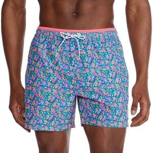 Chubbies Tropical Floral Leaf Spades Classic Lined 5.5" Inseam Swim Trunk Sz M